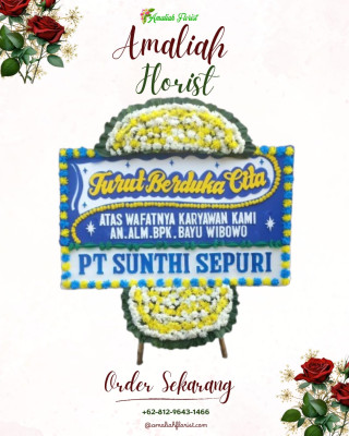 Papan Bunga Duka di Paminggir